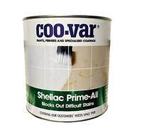 Coo-Var Shellac Prime-All Stain Blocker Sealer & Primer for Wood Plaster Cement with PSP touch-up brush (1L)