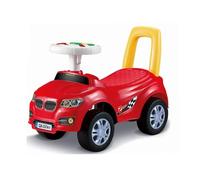 Coo11 2-in-1 BMW Ride On Car & Push Along Walker for Toddlers, Foot-to-Floor Sliding Car with Back Support, Horn & Sound Effects Steering Wheel, Baby Fun Learning Vehicle Toy for 1-3 Years Boy & Girl