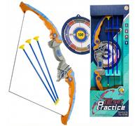 COO11 61CM Archery Bow and Arrow Set for Kids, LED Light Up Archery Set Includes 1 Bow and 3 Suction Arrows and 1 Target, Safe Indoor/Outdoor Toy for Boys and Girls Ages 6+ Years