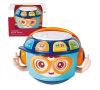 Coo11 Baby Musical Drum Music Toy Light Up Toys, Early Learning Children Drum Toy, Musical Toys for Kids Toddler Crawling Learning Perfect New born Gift Boys & Girls