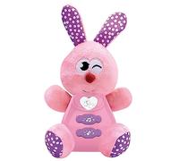 COO11 Baby Soft Toys,Rabbit Soft Toy, Calm Doll Baby Toy, Animal Sound and Light Music Toy, Help Baby to Sleep Comfortably, Suitable for 6 to 12 Months Baby