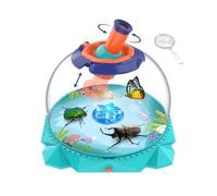 Coo11 Insect Viewer Battery Operated Bowl,Science experiment Bug Catcher Critter Cage Butterfly Bug House Insect Portable Kid Explorer Kit STEM Nature for Fun Science & Educational Playset
