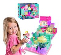 Coo11 Kids Doll House for Girls, Sweet Candy Doll House For Kids,Cash Register and Bakery, Music And Lighting, Suitable Gift for Girls Age 3 to 9 Years