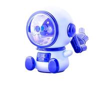 Coo11 Kids Pencil Sharpener, Astronaut Design Hand-Crank, Durable, Multifunctional, Easy Sharpening, Stationery Gift Suitable for 3+ Years Kids (Navy)