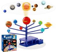 Coo11 Kids Solar System Projector,Space Science Rotating Solar System kit Astronomy Planets Model Platinum Science Lab Projection Toy Kids' Education Space Scientist Toys Girls & Boys Ages 8+