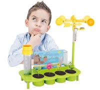 COO11 Kids Weather Station Toy Set - STEM Science Kit with Plant Growing, Climate and Greenhouse Effect Experiments - Educational Science Weather Station for Ages 8+ Years