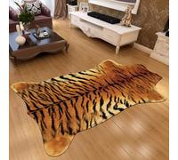 Cooalinar Cowhide Rug,Cow Print Rug,Faux Cowhide Rug,Faux Fur Cowhide Rug,Faux Cowhide Skin Rug,Faux Animal Skin Rug,Faux Fur Animal Cow Hide Carpet,Animal Printed Area Rug For Living Room