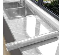 Cooalinar Heat-Resistant Worktop Vinyls Covering,Marble Contact Paper Kitchen Worktop Covering,Easy To Remove,Anti-Fouling Scratchproof,For Kitchen Countertop Furniture