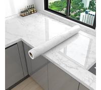 Cooalinar Heat-Resistant Worktop Vinyls Covering,Marble Contact Paper Kitchen Worktop Covering,Easy To Remove,Anti-Fouling Scratchproof,For Kitchen Countertop Furniture