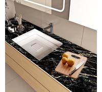 Cooalinar Self Adhesive Marble Effect Contact Paper,Marble Contact Paper Kitchen Worktop Covering,Peel And Stick,Easy To Remove,Cut To Size,For Furniture Sticker,Kitchen,Worktops