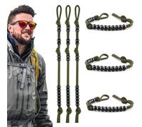 CooBigo 3pcs Army Green Ranger Beads Pace Counter for Hiking, Long Distance Swimmers, 16 Inches Land Navigation Kit