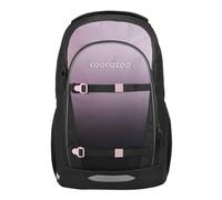 Coocazoo Every School Backpack, Ergonomic & Adjustable Satchel, Height Adjustable, with Chest Strap & Waist Belt, from 3rd Grade, Rose Shadows - Black/Pink, Rose Shadows