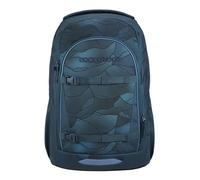 Coocazoo Every School Backpack, Ergonomic & Adjustable Satchel, Height Adjustable, with Chest Strap & Waist Belt, from 3rd Grade, Crystal Waves - Blue, Crystal waves