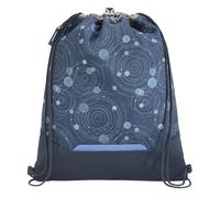 Coocazoo Gym Bag with Zip Pocket and Drawstring, Reflective Elements, Buckle for Attaching to School Backpack 10 Litres, 3rd Grade, Blue Orbit - Blue, Blue Orbit
