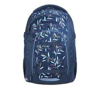 Coocazoo Mate School Backpack, Ergonomic & Adjustable Satchel, Height & Size Adjustable, with Chest Strap & Waist Belt, from 3rd Grade, Boho Glam - Blue, Boho Glam
