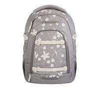 Coocazoo Mate School Backpack, Ergonomic & Adjustable Satchel, Height & Size Adjustable, with Chest Strap & Waist Belt, from 3rd Grade, Vanilla Bloom - Grey, Vanilla Bloom