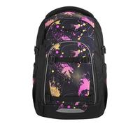 Coocazoo Mate School Backpack, Ergonomic & Adjustable Satchel, Height & Size Adjustable, with Chest Strap & Waist Belt, from 3rd Grade, Colour Drift - Black, Colour Drift