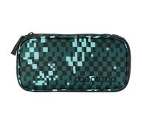 coocazoo Pencil Case, Compass Compartment, Triangle Compartment, Timetable Compartment, Removable Pen Holder, Additional Zip Pocket, from 3rd Class, Pixel Blox