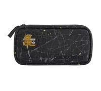 coocazoo Pencil Case with Velcro Patch, Pencil Case, Large Main Compartment, Loops for Compass and Set Square, Timetable Compartment, Zip Pocket, from 3rd Class, Urban Metro