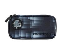 coocazoo Pencil Case with Velcro Patch, Pencil Case, Large Main Compartment, Loops for Compass and Set Square, Timetable Compartment, Zip Pocket, from 3rd Class, Shadow Shift, Trendy