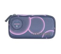 coocazoo Pencil Case with Velcro Patch, Pencil Case, Large Main Compartment, Loops for Compass and Set Square, Timetable Compartment, Zip Pocket, from 3rd Class, Swirl Whirl