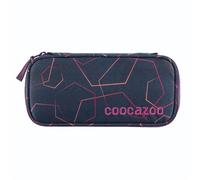 Coocazoo PencilDenzel Pencil Case, Triangle Compartment, Timetable Compartment, Removable Pen Holder, Additional Zip Pocket, Laserbeam Plum - Purple, Standard Size