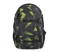 coocazoo School Backpack Mate, Ergonomic & Adjustable Satchel, Height & Size Adjustable, with Chest Strap & Waist Belt, Lightweight & Individual, from 3rd Grade, Lime Flash, 30 cm x 44 cm x 23 cm