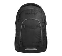 Coocazoo Mate School Backpack, Ergonomic & Adjustable Satchel, Height & Size Adjustable, with Chest Strap & Waist Belt, from 3rd Grade, Black Coal - Black, Black Coal
