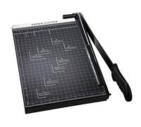 COOCHEER Paper Cutter Professional Photo Cutter Lever Cutter Paper Cutter Scrap Machine Cutter for Photo, Paper, Cardboard, A4, Black