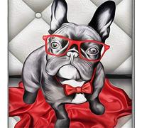 cooci DIY 5D Diamond Painting Kit - Round Drill, French Bulldog, 25x25cm, Realistic, All Ages, Unisex, Non-Foldable