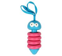 Coockoo Dog Toy Larry Pink Caterpillar Durable Natural Rubber 16X6.8X6.8Cm