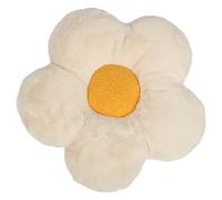 Coockoo Pillow Lazy Daisy 50X50Cm Beige/Yellow For Cats Plush Relaxation