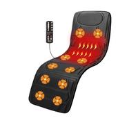 CooCoCo Full Body Massage Mat with Heat, Birthday Gifts for Dad Men Women Guys, 10 Motors Vibrating Massaging Mattress, Massage Chair Pad for Bed, Back Massager for Neck Shoulder