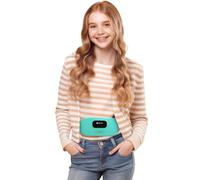 CooCoCo Portable Heating Pad for Period Cramps, Cordless Waist Belt for Menstrual Cramp Relief, 3S Fast Heat Pad with 4 Heat Levels and 4 Vibration Modes, Gifts for Women Girl, Green