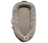 CooCooBaby Baby Lounger, 100% Organic Cotton Pillow Cover for 0-18 Months, Portable Adjustable Infant Floor Seat for Travel, Newborn Essentials, Baby Gifts (Corduroy,Fields of Rye)