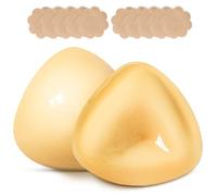 COODAM Push Up Sticky Bra Inserts - Double Sided Sticky Bras Boobspush Up Pads, Reusable Women's Adhesive Silicone Stick on Bra Pads Inserts for Swimsuit Sport Bras