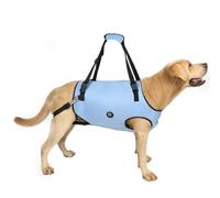 COODEO Dog Sling: Support & Rehabilitation Harness, Adjustable, Padded and Breathable, for Older, Disabled Dogs with Joint Problems or Stability Loss (Blue, 2XL)