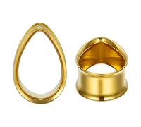 COOEAR Gauges Ears Plugs & Tunnels Double Flared Earrings Enhancement Tear Piercing 1 Pair of 6mm to 25mm Gift Wrapping Stretchers, Resin