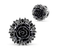 COOEAR Stainless Steel Ear Gauges Flesh Tunnels, Scew Back Gold Color Kompass Plugs, Upgrade Earrings Stretchers., 00g(10mm), Metal, sandstone