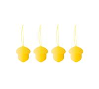 Cooee Design - Christmas Decorations Brass Coated Stainless Steel 4-pack, Acorn - Brass