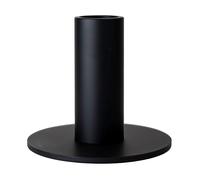 Cooee Design Cooee candle holder low 7 cm Black