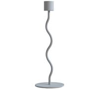 Cooee Design - Curved Candle Holder 23 cm, Pale Blue - Pale Blue
