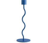 Cooee Design - Curved Candle Holder 23 cm, Royal Blue - Royal Blue