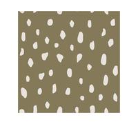 Cooee Design Dots napkins 33x33 cm 20-pack Olive