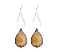 Cooee Design Gry egg Easter pendant 2-pack Cognac