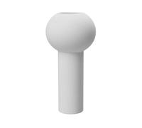 Cooee Design Pillar HI-028-27-WH Ceramic Vase Hand-Made Diameter 12 cm Height 24 cm White