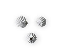 Cooee Design The Genesis Shells sculpture 3-pack Limestone