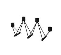 Cooee Design Vinkel Black Candle Holder, Stainless Steel, Black, L : 8, W : 30, H : 13.5 cm