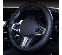 coofig Car Steering Wheel Covers Soft Microfiber Wrap Anti-Slip Universal Auto Steering Wheel Cover Protector Car Accessories Decoration For Women Men (Black-3)