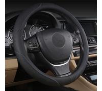 coofig Car Steering Wheel Covers Soft Microfiber Wrap Anti-Slip Universal Auto Steering Wheel Cover Protector Car Accessories Decoration For Women Men (Black blue-4)